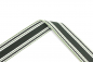 Preview: Gurtband Streifen olive/weiß 30 mm (1 m)